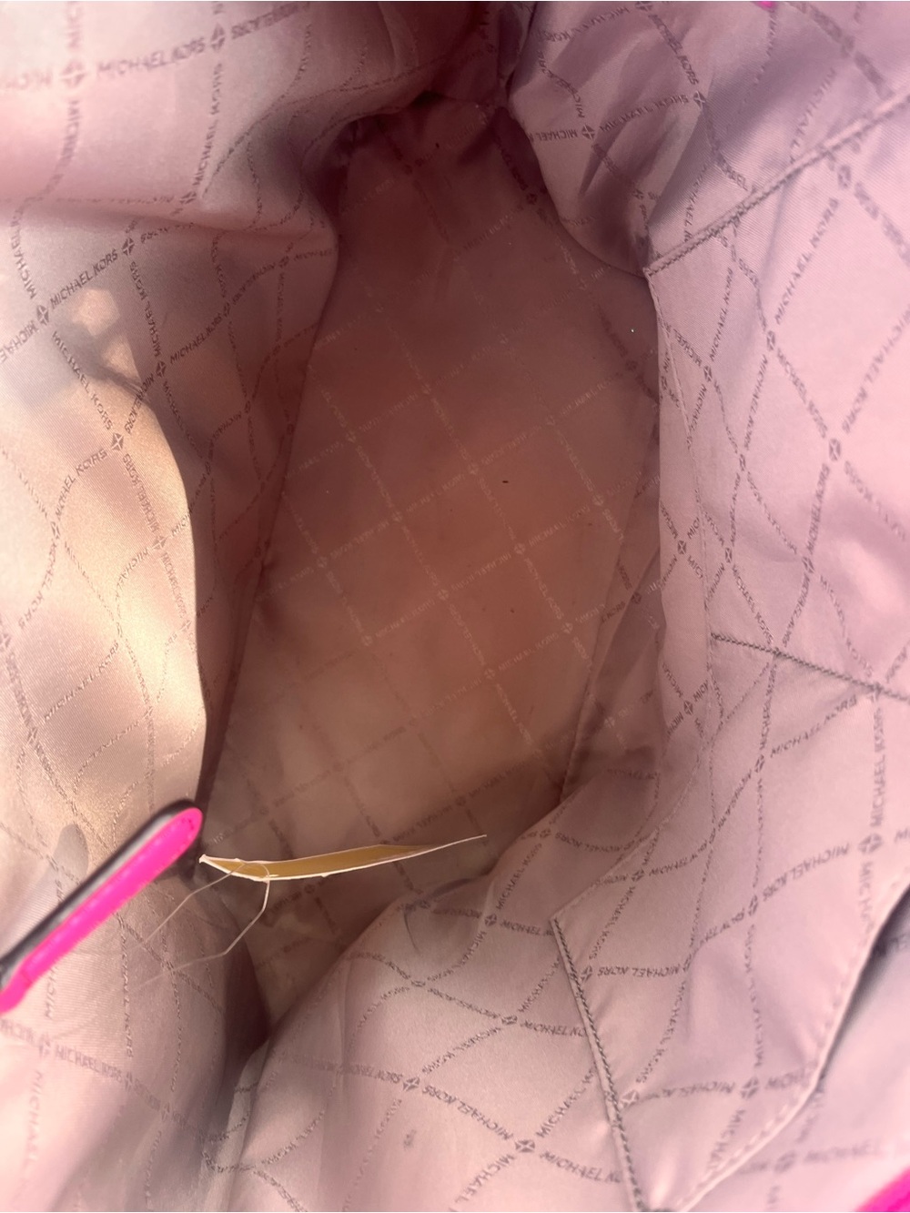 Michael Kors Pink, Orange & Hot Pink Stripe Tote - Picture 8 of 13